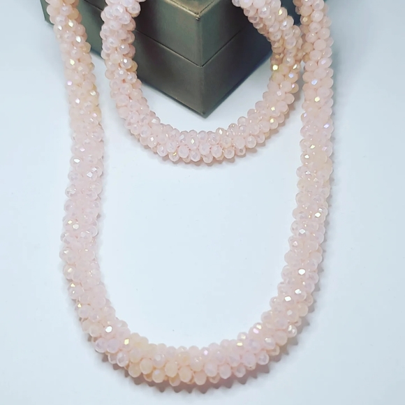 Rose Czech glass set - Picture 3 of 4